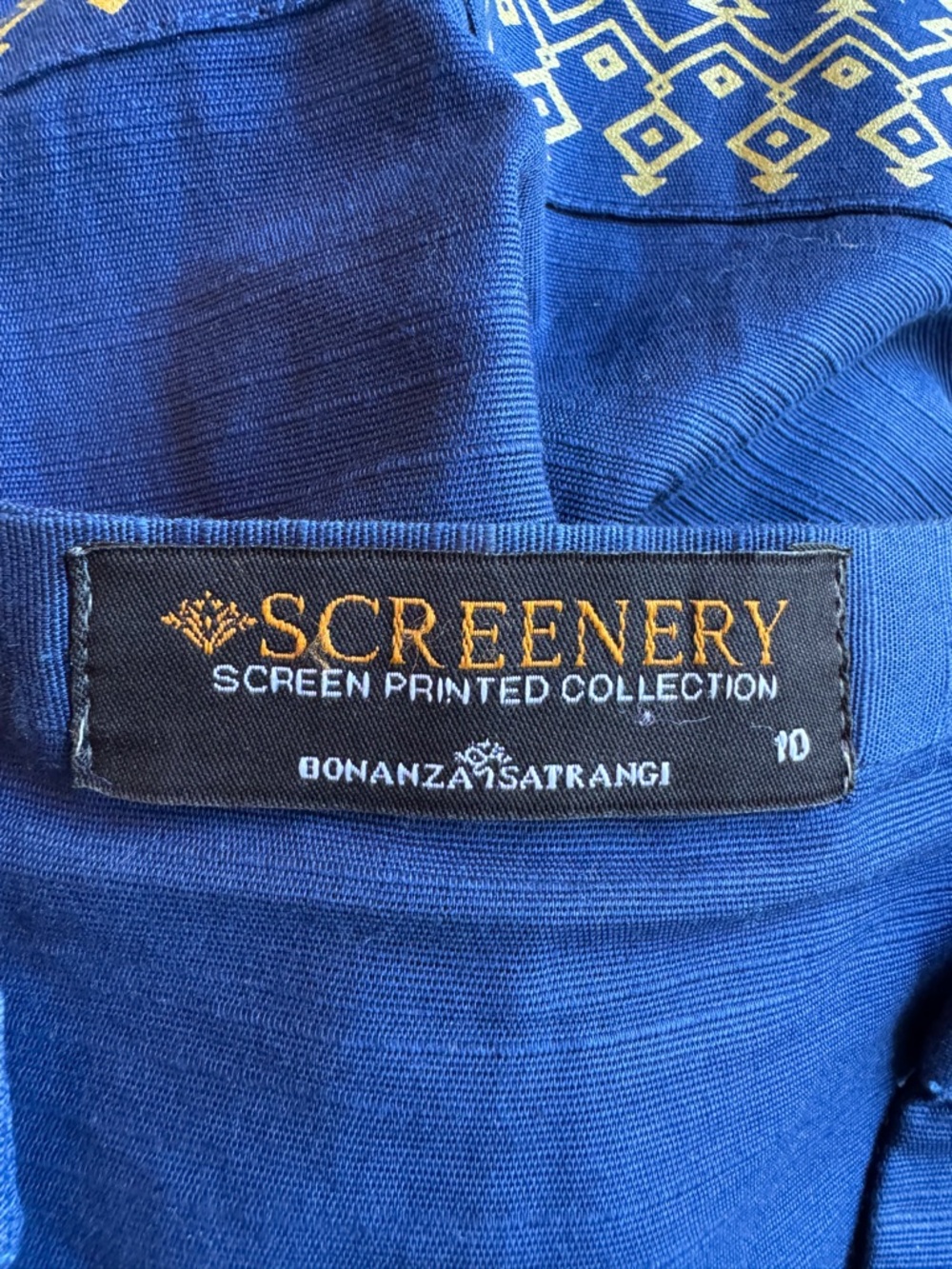 Screenery Bonanza Satrangi Blue Boho Chic dress 10 - Picture 7 of 7